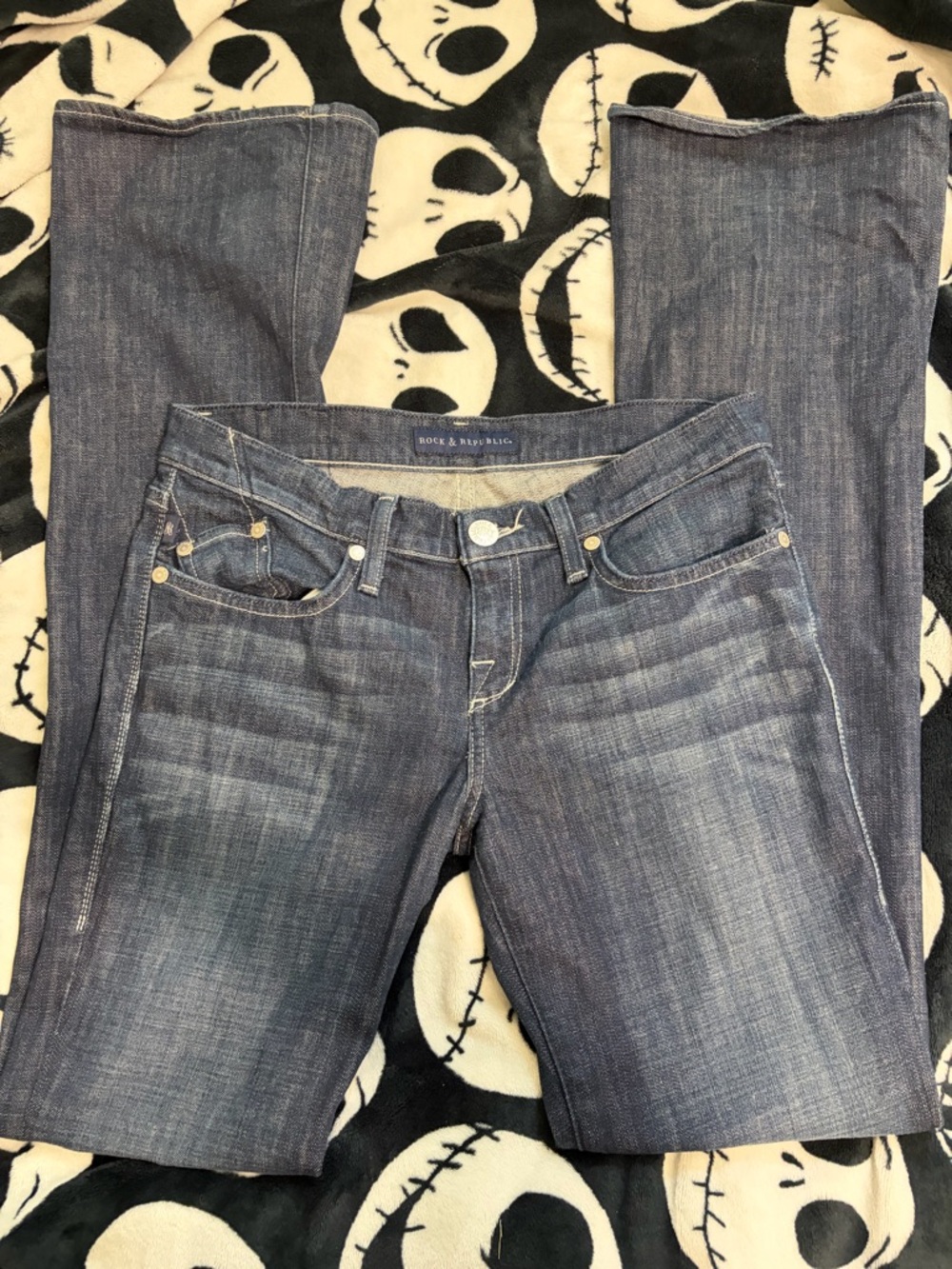 Rock & Republic Women’s Boot Cut Jeans in Medium Blue Wash